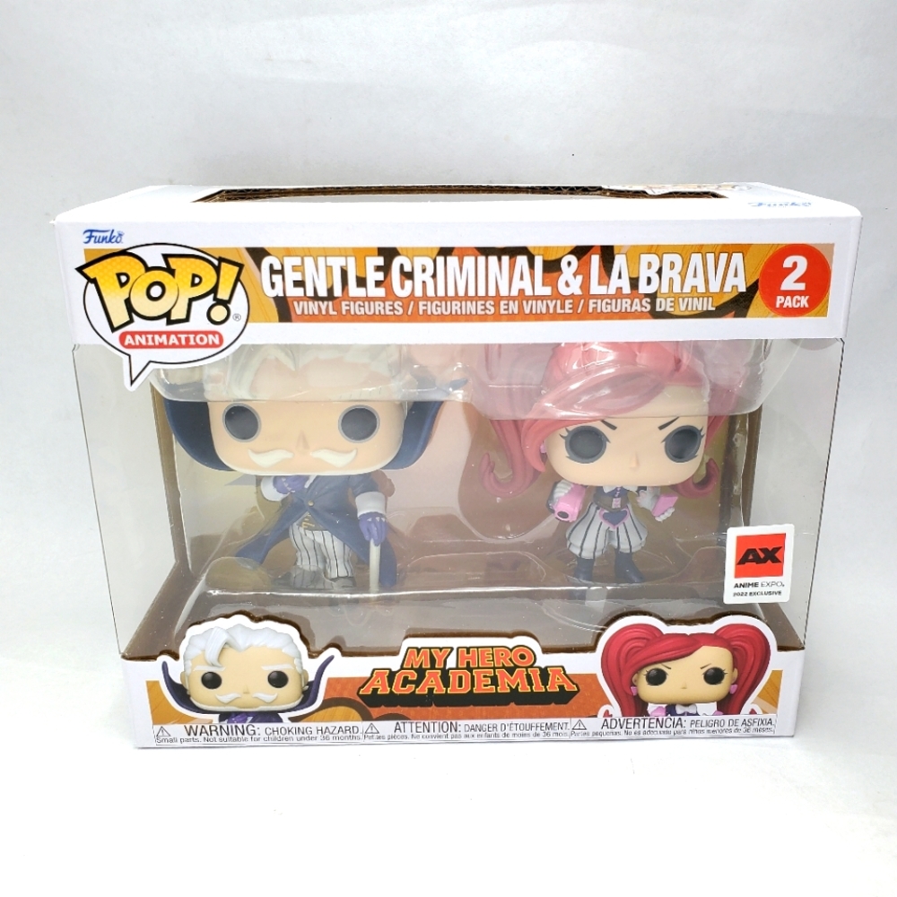 FUNKO POP Gentle Criminal & La Brava (Anime Expo (AX) Exclusive)  2-Pack MHA